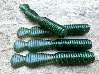 Przynęty miękkie Great Fish GF2 Leech 60mm 1.8g - bezzapachowy - magic green