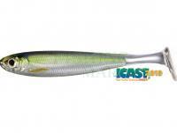 Soft Baits Live Target Slow-Roll Shiner Paddle Tail 7.5cm - Silver/Green
