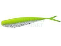 Soft Baits Lunker City Fat Fin-S Fish 3.5" - #086 Chartreuse Silk Ice