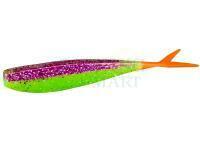 Soft Baits Lunker City Fat Fin-S Fish 3.5" - #272 Pimp Daddy/ Fire Tail