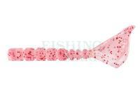 Przynęty miękkie Mustad AJI Worm Hila-Hila 1.7" 4.3cm - Clear Red Glitter