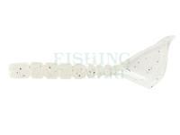 Soft Baits Mustad AJI Worm Hila-Hila 1.7" 4.3cm - White Glow Glitter