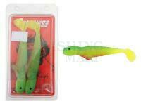 Soft Baits Qubi Lures Syrena Shad 12cm 15g - Radioactive