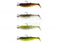 Soft Baits Savage Gear Cannibal Shad Mix 10cm 9G+10G #3/0 | 4+4PCS - Clear Water Mix: Holo Baitfish, Motor Oil UV, Ice Minnow, Chartreuse Pumpkin