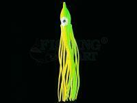 Lures Dega Octopus 5pcs. 12cm - Green/Yellow