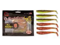 Manns Przynęty Q-Paddler Power Packs Allround Mix Krill 8cm 6szt: 3x pumpkinseed chart. + 3x original appleseed