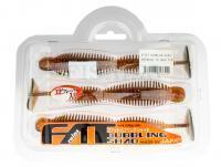 Soft Baits Reins Fat Bubbling Shad 6 inch - 430 Motor Oil Gold FLK