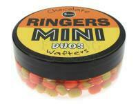Ringers Chocolate Orange Duos Wafters Mini 8x5mm - Orange and Yellow
