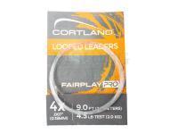 Przypon Cortland Fairplay Pro Nylon Tapered Leader | Clear | 9ft | 3X - 5.5 LB
