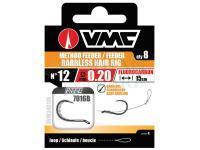 Leader VMC Fluorocarbon Method Feeder Barbless Hair Rig 7016B loop | 15cm | 8pcs | #10 | 0.20mm