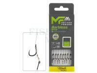 Przypony Mikado Method Feeder Rigs Braid MF14 Barbless z igłą - #10