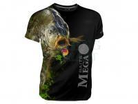 Dragon Breathable T-shirt Megabaits - carp black - XL