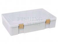 Pudełko Westin W3 Game Tackle Box Grey/Clear - 36x22.5x8 cm