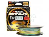 Plecionka YGK X-Braid Omnium X8 Upgrade 150m #0.8 | 7.3kgf | Multicolor