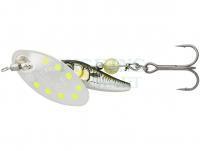 Lure Savage Gear Sticklebait Spinner #1 4.5g - Green Silver AYU