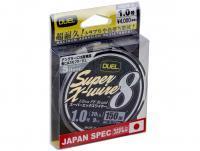 Braided line Duel Super X-Wire 8 Silver 150m #1.5 0.21mm 13.5kg (H3601-S)