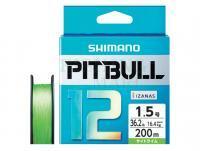 Plecionka Shimano Pitbull PE 12 S.Lime 150m #0.6