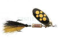 Spinner DAM Effzett Standard Spinner Dressed #2 / 4g - Blacky