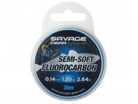 Żyłka Fluorocarbonowa Savage Gear Semi-Soft Fluorocarbon LRF Clear 30m 0.19mm 2.22kg 4.89lb