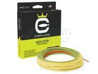 Cortland Trout Series Indicator 90ft Fire Orange / Olive / Pale Yellow - WF3F