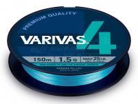 Braid Line Varivas PE 4 Water Blue Edition 150m #1.2 21lb