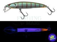 Hard Lure Nories Laydown Minnow Just Wakasagi - 73mm 6g BR-311 Flashing Real Blue Gill