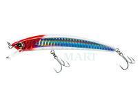 Hard Lure Yo-zuri Crystal Minnow Floating 110mm 12g | 4-3/8 inch 7/16 oz  - Red Head (R1124-HRH)