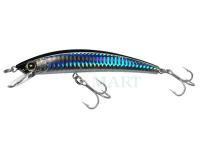 Wobler Yo-zuri Crystal Minnow Floating 90mm 7.5g | 3-1/2 inch 1/4 oz  - Silver Black (R1123-C4)