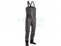 Chest wader Wader Guideline HD Sonic Zip Wader Graphite/Charcoal - M