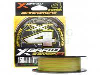 Braid Line YGK X-Braid OhDragon X4 F1 Sinking 150m #0.4 max 7.5lb