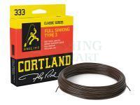 Fly lines Cortland 333 Full Sinking Type 3 Brown WF7S