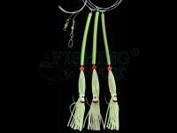 Zestaw morski Dega Sea Rig 3 UV Octopus Side Arms 13cm Size 7/0 - Luminous